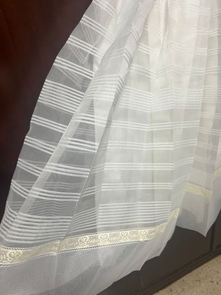 Vestido Comunión con cancán y complemento pelo