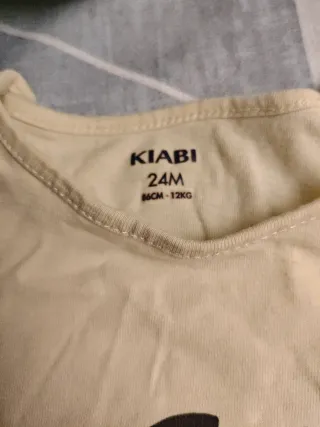 Camiseta Kiabi 24M Naranja Fruta