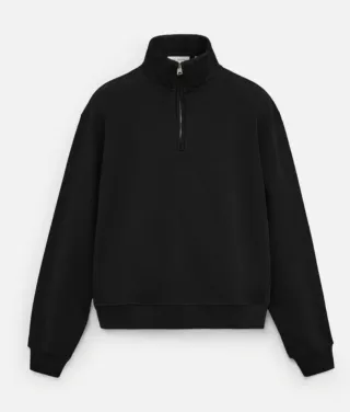 Sudadera Zara cuello alto cremallera Heavyweight
