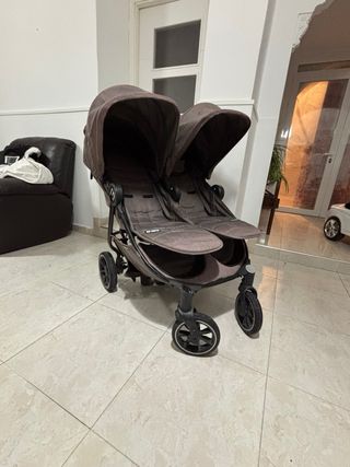 Carro gemelar bebé - todos los accesorios
