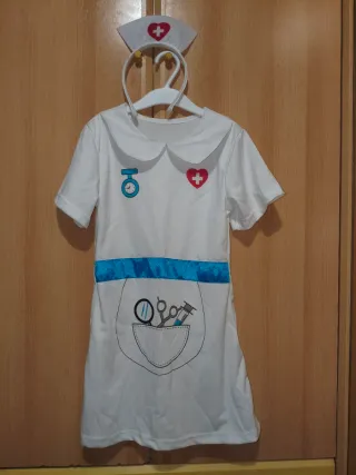 Disfraz de enfermera infantil talla 3-6 años