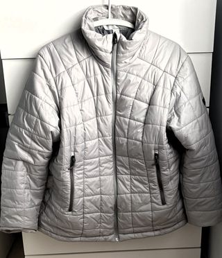 Chaqueta plumífero Forclaz MT100 Mujer Gris Talla