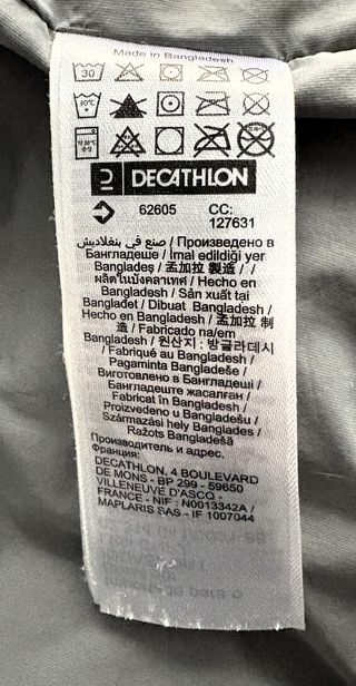 Chaqueta plumífero Forclaz MT100 Mujer Gris Talla