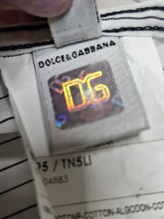 Camicia uomo D&G Slim righe