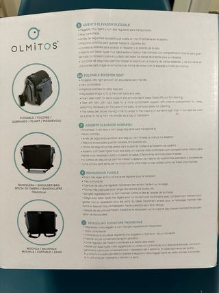 Asiento elevador plegable Olmitos