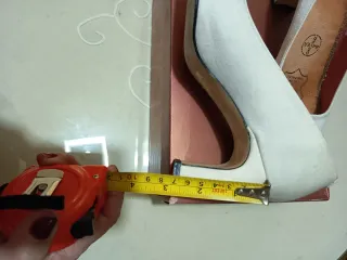 Zapatos de salón blancos mujer