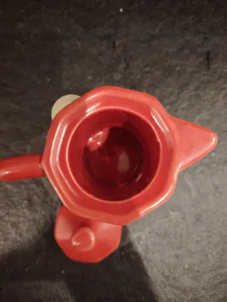 Caffettiera porta zucchero arancione