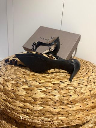 Zapatos Martinelli Piel Animal Print Tacón