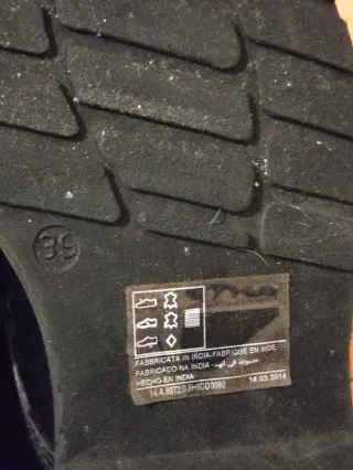 Botas Benetton Talla 39 Negras