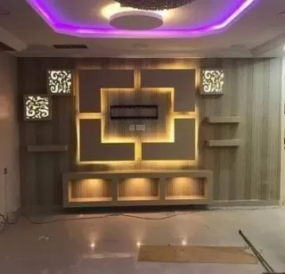 Trabajos de yeso marroquí tradicional y moderno