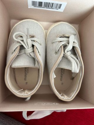 Scarpine neonato eleganti in tessuto