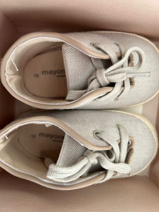 Scarpine neonato eleganti in tessuto