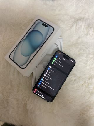 iPhone 15 Plata/Azul