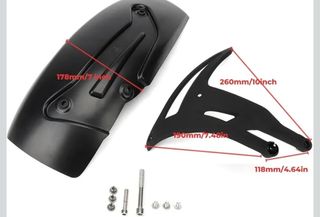 Guardabarros Trasero BMW R1200GS R1250GS Negro
