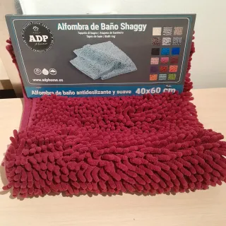 Alfombra Baño Shaggy ADP Vino 40x60cm