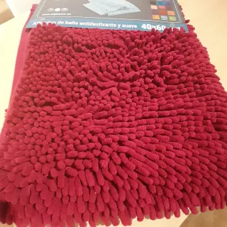 Alfombra Baño Shaggy ADP Vino 40x60cm