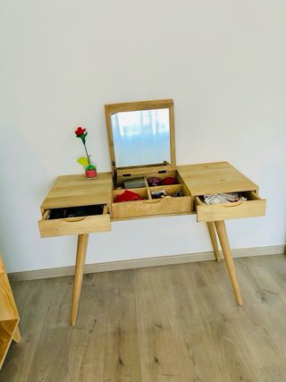 Tocador vintage madera maciza mango