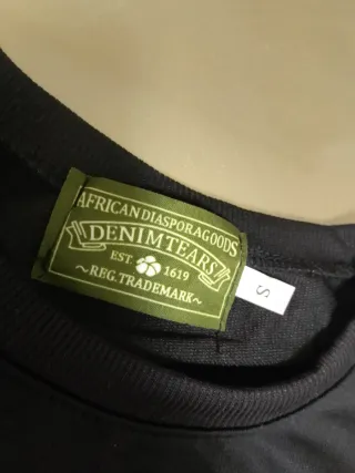 Conjunto verano denim tears negro talla S