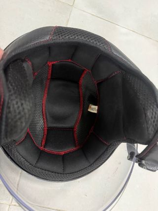 Casco Moto MT Negro, talla S