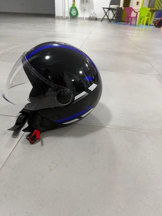 Casco Moto MT Negro, talla S