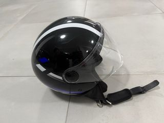 Casco Moto MT Negro, talla S