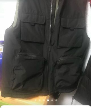 Chaleco hombre negro