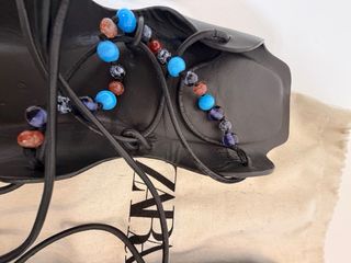 Sandalias Romanas Zara Negras Multicolor