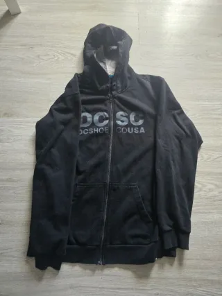Sudadera DC Shoes Negra con Cremallera
