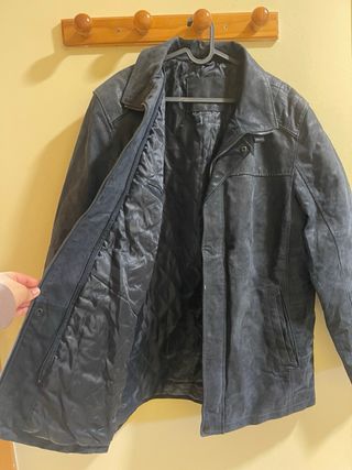 Chaqueta Aviador/Biker Hombre Negra