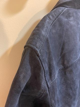 Chaqueta Aviador/Biker Hombre Negra