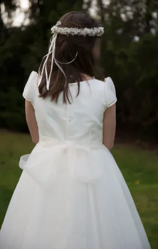 Vestido de Comunión Blanco roto