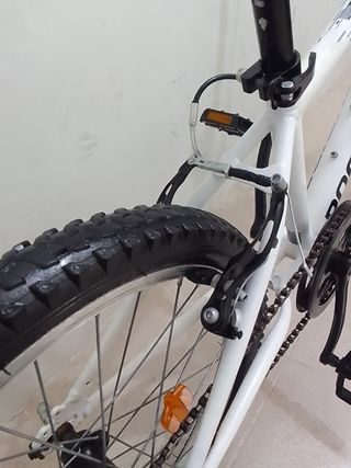 Bicicleta Rockrider Blanca 20 pulgadas decathlon