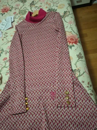 Vestido Casas Camaleónica Rosa Talla XS
