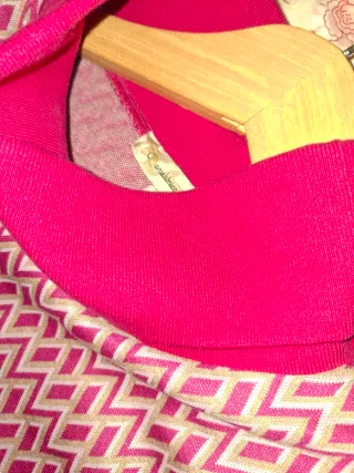 Vestido Casas Camaleónica Rosa Talla XS