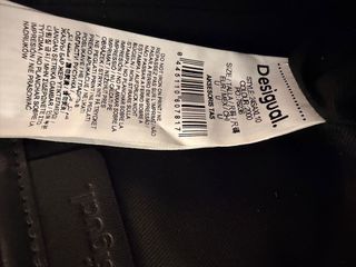 Bolso Corazón Piel Desigual Negro