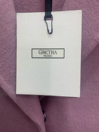 Cappotto Gretha Milano 50% Lana Rosa Taglia L