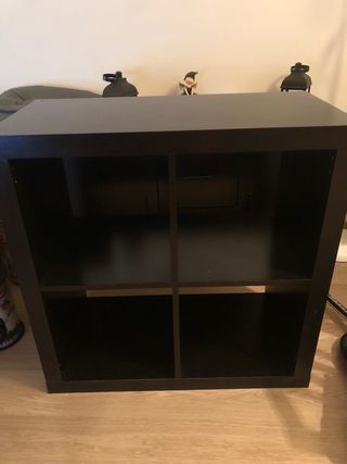 Mueble Estantería Ikea Negro