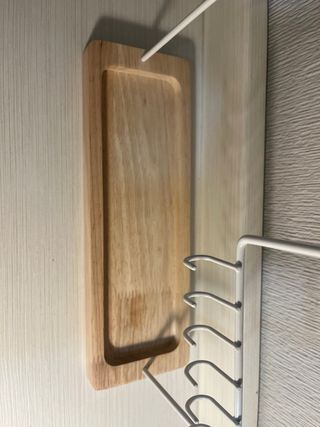 Joyero blanco y madera