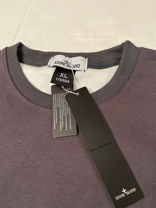 Stone Island Felpa Grigia XL