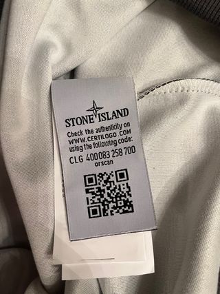 Stone Island Felpa Grigia XL