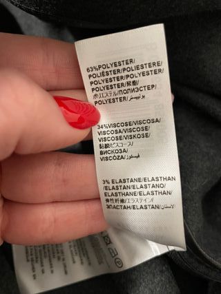 Abrigo Fracomina Gris con Cuello Pelo