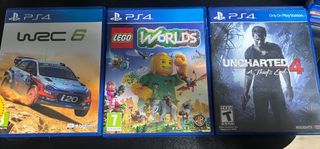 Juegos PS4: WRC 6, Lego Worlds, Uncharted 4