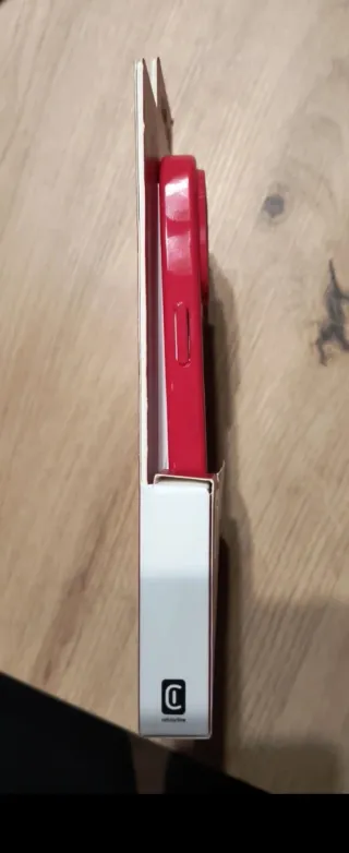 Cover iPhone 15 Pro Cellularline Rosso Trasparente