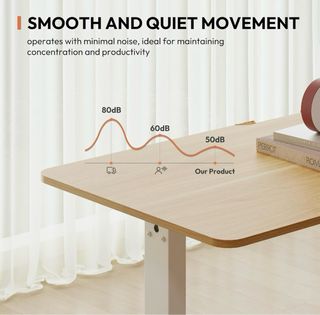 Mesa Elevable Blanca 140x60