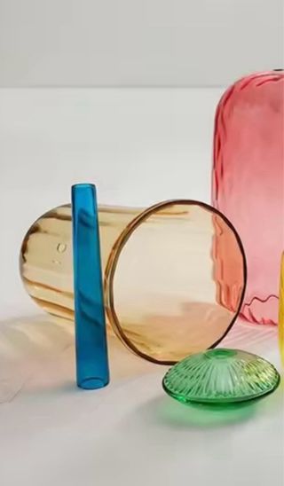 Lámpara Techo Cristal Colores LED