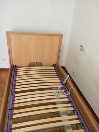 Cama hospital articulada madera