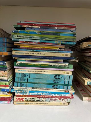 Lote de libros de segunda mano