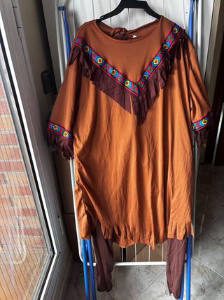 Disfraz Indio y peluca