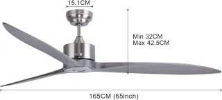 Ventilador de Techo Reiga 165cm