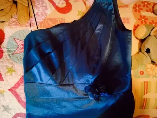 Vestido fiesta azul talla 40